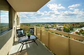 Private balcony