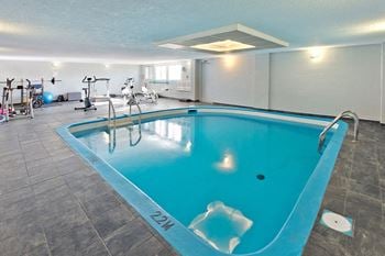 Heated indoor swimming pool