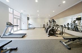 New Westminster apartment for rent - Fitness center with elliptical machines