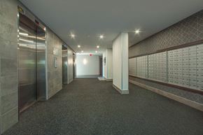 Etobicoke apartment for rent - Royal Rose Apartments elevators and mailboxes in Etobicoke, ON