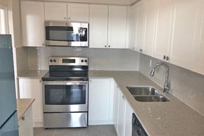 Toronto apartment for rent - San Remo/Monaco in Toronto, ON kitchen with stainless steel appliances