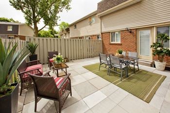 Private backyard