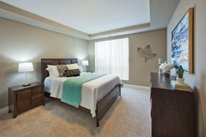 Woodstock apartment for rent - Juliana Place Apartments bedroom featuring large window in Woodstock, ON