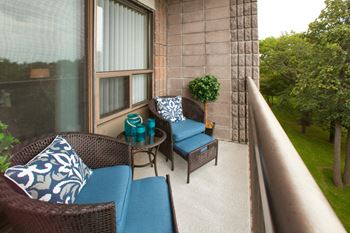 Private balcony