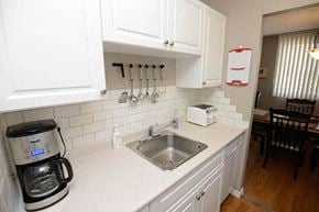 Amherstburg apartment for rent - Pickering Towers kitchen with dishwasher in Amherstburg, ON