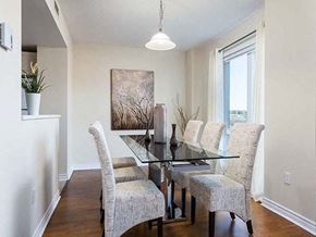 Montreal apartment for rent - Excelsior Apartments dining room with hardwood flooring in Montreal, QC