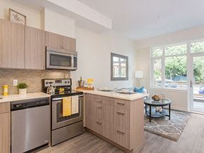 North Vancouver apartment for rent - Lynn Creek in North Vancouver, BC kitchen with breakfast bar