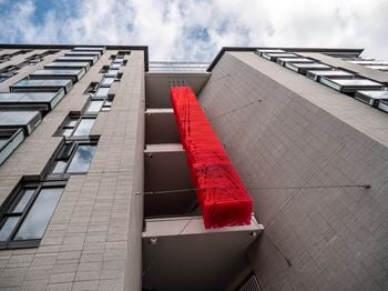Public art display by khan lee