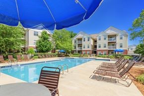 Charlotte apartment for rent - swimming pool with pool chairs