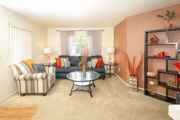 Sacramento apartment for rent - Modern Living Room at Aspen Park Apartments, Sacramento, CA, 95823