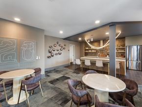 Salt Lake City apartment for rent - Chairs at Kitchen in Clubhouse at City Lofts Apartments