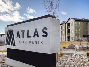 Idaho Falls apartment for rent - Entrance Sign to The Atlas
