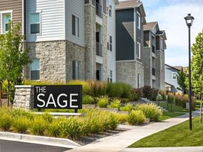 American Fork townhouse for rent - Entrance Sign to The Sage Apartments & Townhomes