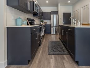American Fork apartment for rent - Island in Kitchen at The Arza Apartments