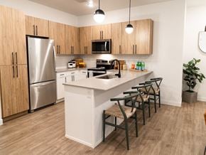 American Fork townhouse for rent - Kitchen with a Surplus of Storage at Parc on 5th II American Fork, UT