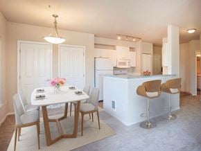 Renton townhouse for rent - Kitchen With Dining Area at Metropolitan Collection Apartments, Renton, 98057