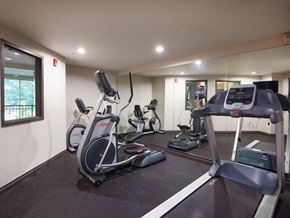 Renton townhouse for rent - Cardio Machines In Gym at Metropolitan Collection Apartments, Renton, WA