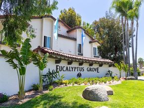 Chula Vista apartment for rent - Monument Sign at Eucalyptus Grove Apartments California