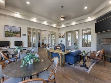Surprise apartment for rent - A modern living room with a dining table and chairs.