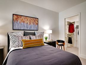 Salt Lake City apartment for rent - The Stack Apartments Bedroom and Closet