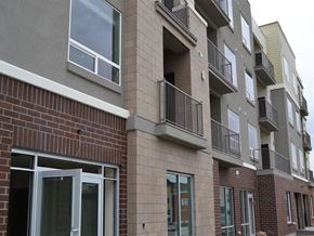 Midvale apartment for rent - Exterior photo with balconies at Kimpton Square Senior Apartments, Midvale, UT