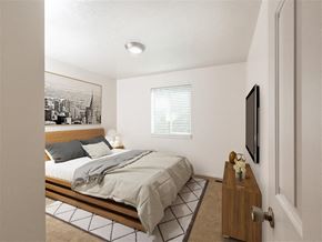 North Logan townhouse for rent - Main Bedroom at Devonshire Court Apartments & Townhomes, North Logan