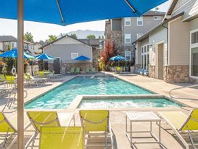 Orem townhouse for rent - Hot Tub And Swimming Pool at Parc on Center Apartments & Townhomes, Orem, 84057