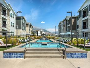 American Fork townhouse for rent - View of Sparkling Pool at The Sage