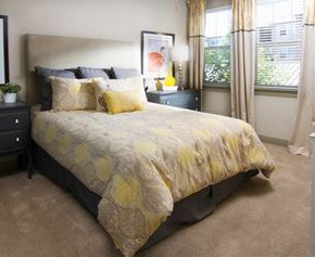 South Jordan apartment for rent - Well Appointed Bedroom with Large Window  at San Marino Apartments, South Jordan, UT