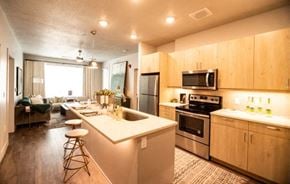 Herriman apartment for rent - Gourmet Kitchen With Island at Soleil Lofts Apartments, Utah