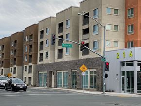 Santa Rosa apartment for rent - A street view of a building with a sign that says 214.