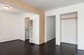 Long Beach apartment for rent - Closet view from living space