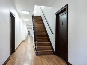 Long Beach apartment for rent - Common area stair case 