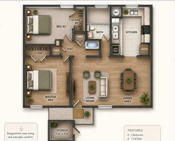 Douglas apartment for rent - Casas de Esperanza