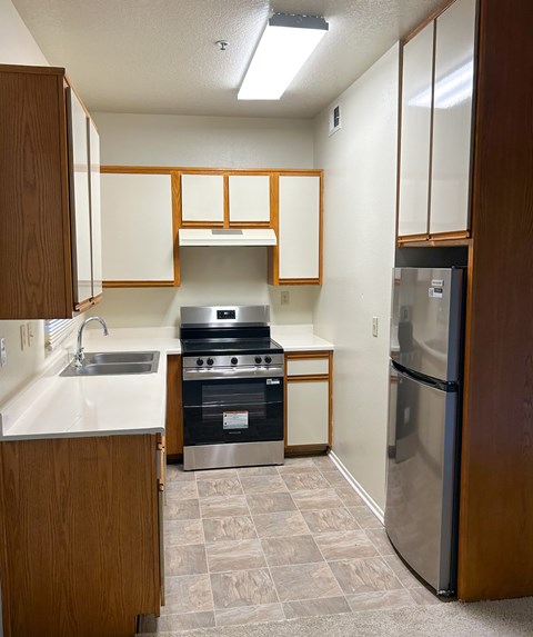 Floor plan for 1 bed, 1 bath, 650 sqft