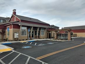 Pittsburg apartment for rent - a building with a parking lot in front of it