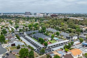 Santa Ana apartment for rent - A view of a city from a high vantage point at The Arbors Santa Ana, California, 92705