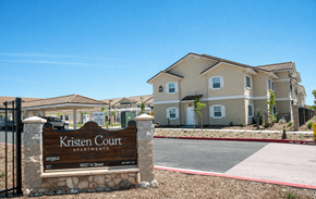 Live Oak apartment for rent - Kristen Court Apartments is a residential complex with multiple buildings.