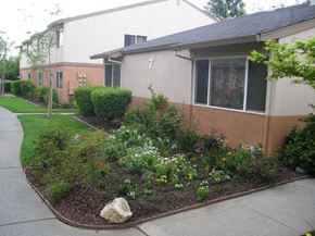 Sacramento apartment for rent - a house with a garden in front of it