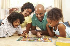 Coachella apartment for rent -  Four people playing a board game