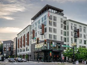 Bothell apartment for rent - a building on the corner of a street with traffic lights