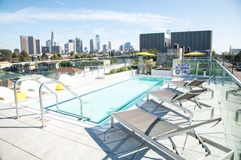 Massive rooftop spa