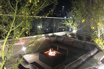 Rooftop fire pits