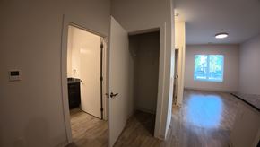 Indianapolis apartment for rent - A room with a doorway leading to another room.