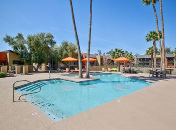 Refreshing resort-style pool
