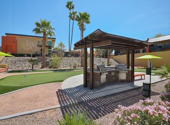 Sports court and adult entertainingspace