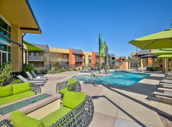 Refreshing resort-style pool