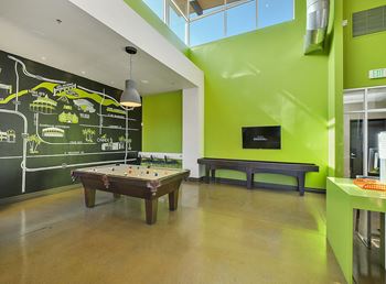 Upscale clubhouse and wifi center