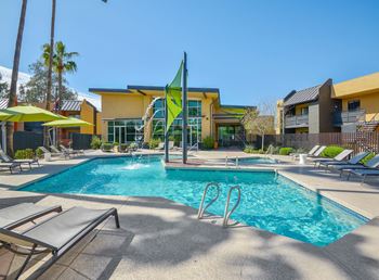 Refreshing resort-style pool