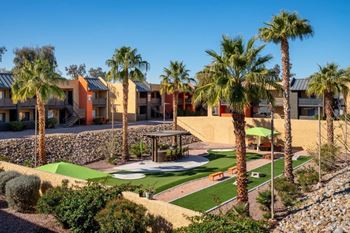 Outdoor entertainment & gaming area